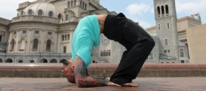One of my co-trainers performing an amazing back bend!